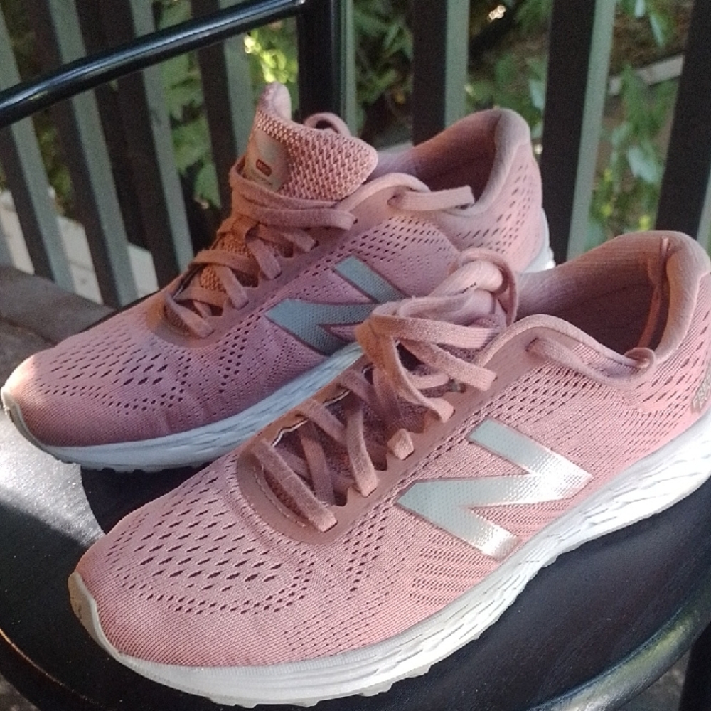 New Balance Pink Athletic Running Shoes